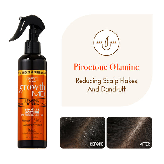 Red by Kiss growth MD leave in conditioning spray. 8oz. GM08