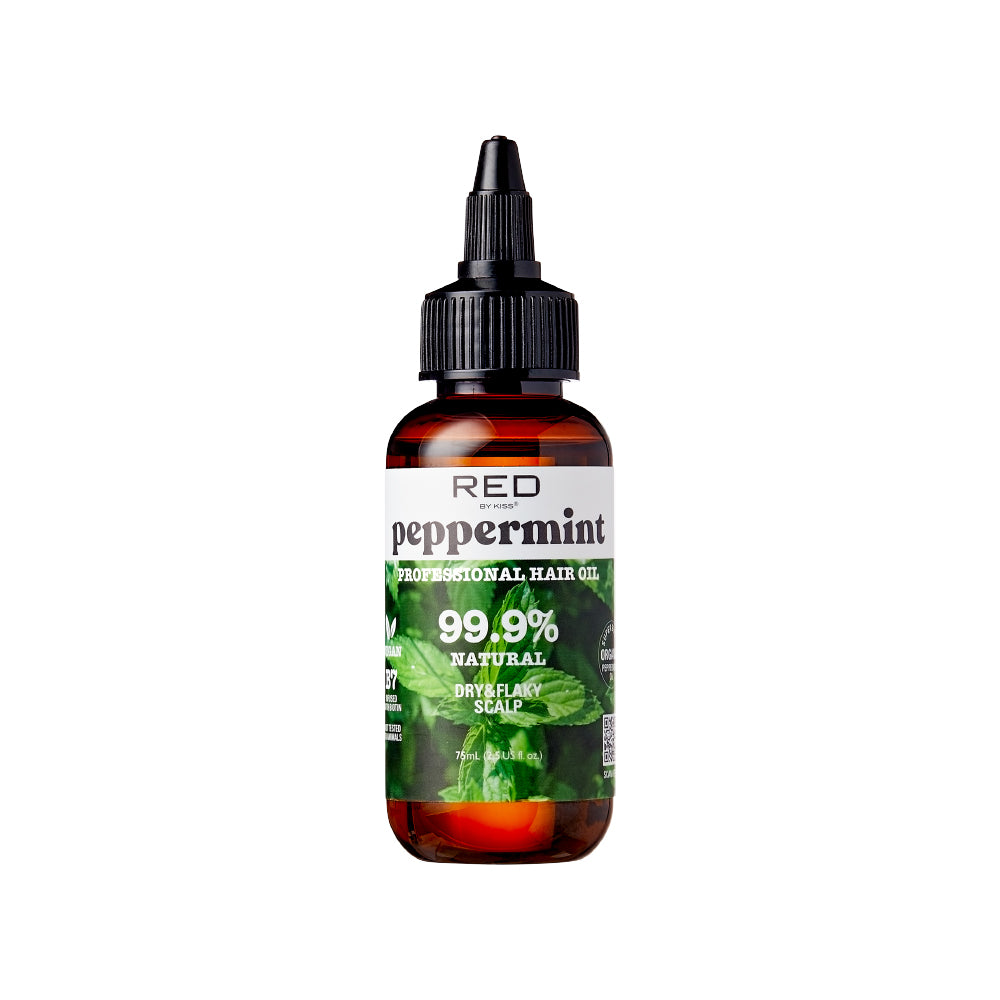 Red by Kiss natural hair oil. Peppermint 2.5 oz. NHL01