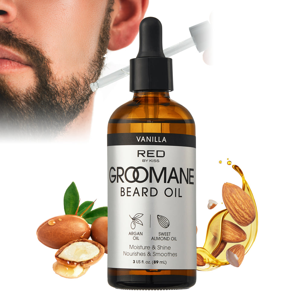 Red by Kiss groomane beard oil. 3oz.