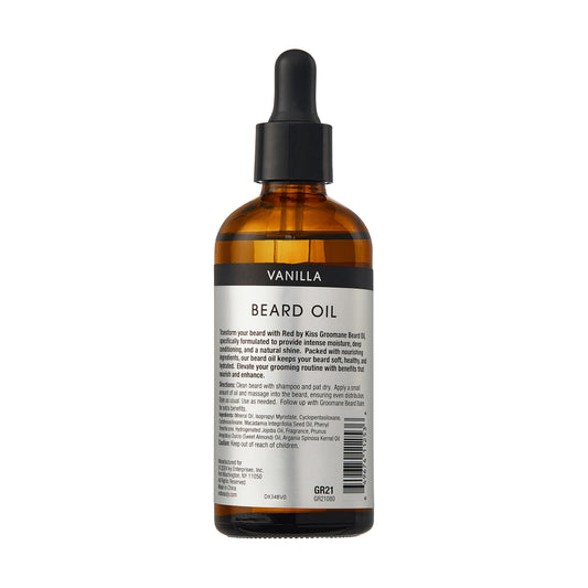 Red by Kiss groomane beard oil. 3oz.