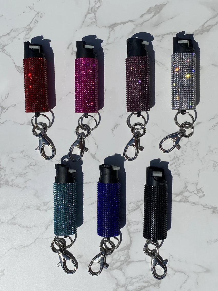 Rhinestone design pepper spray