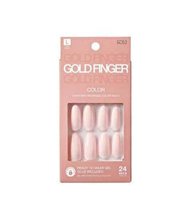 GOLD FINGER SOLID COLOR NAILS. GC63