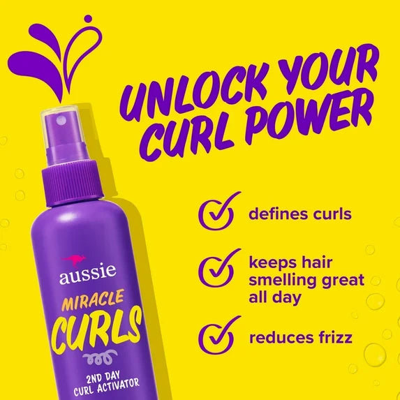 Aussie miracle curls 2ND day curl activator. 8.5oz