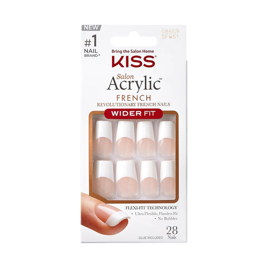 KISS Acrylic French False Nails Kit #SFW51