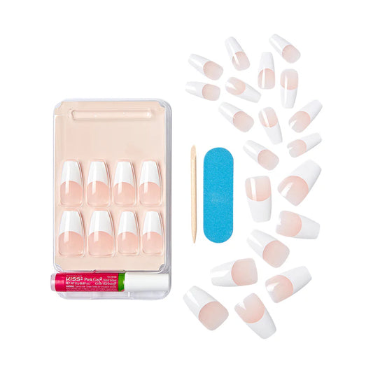 KISS Acrylic French False Nails Kit #SFW50
