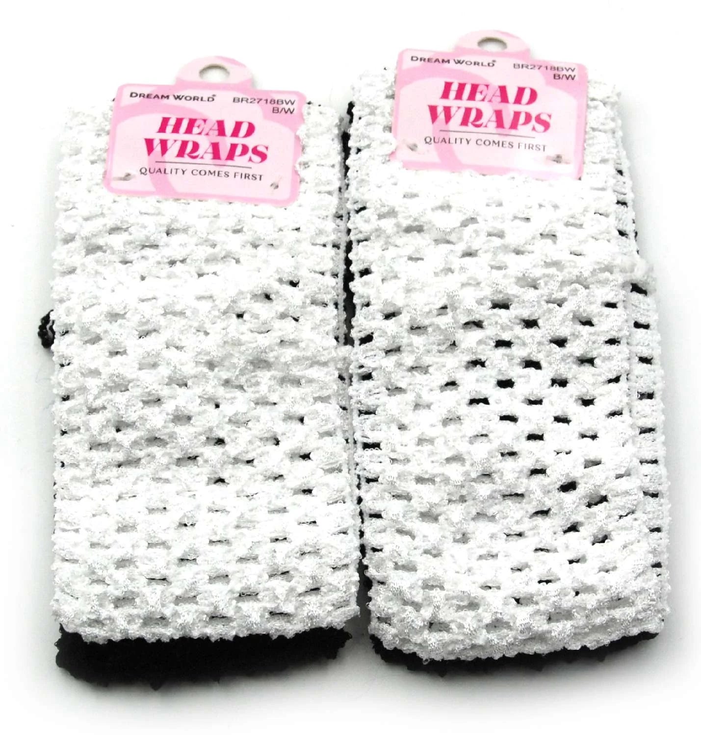 Dream head band ballerina 6cm 2pcs. Black/ white. Br2718BW