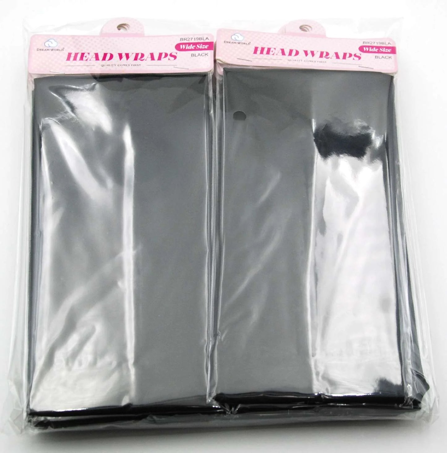 Dream plain wide head band. Black-Br2719bla