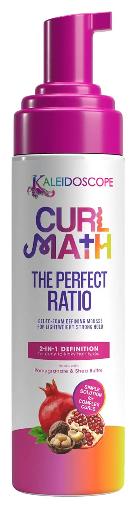 Kaleidoscope Curl Math The Perfect Ratio Gel-To-Foam Defining Mousse 8oz