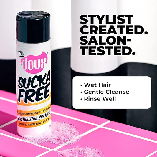 Doux sucka free moisturizing shampoo. 8oz