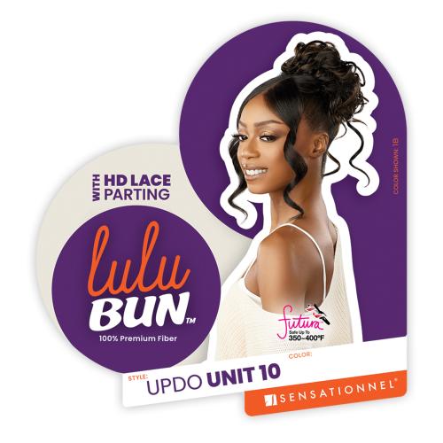 Sensationnel Lulu bun. Updo unit 10. With HD LACE PARTING