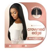 Sensationnel HD Lace Front Wig Crowned Edge Glueless 13X5 straight 28”
