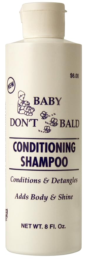 Baby don’t be bald conditioning shampoo. 8oz