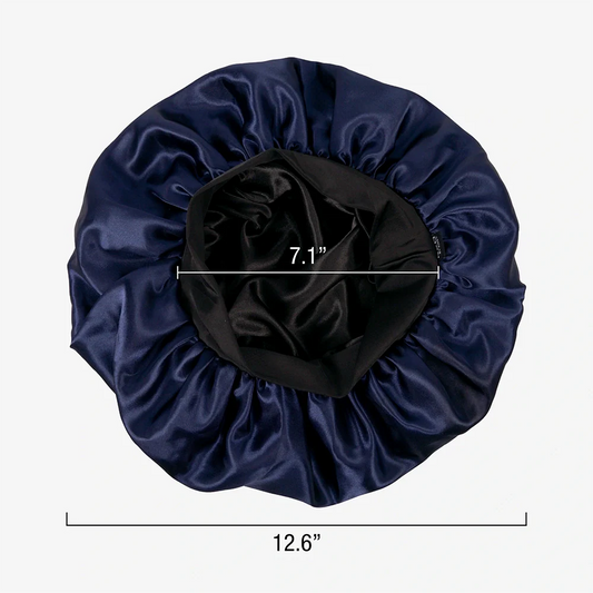 Red by Kiss men’s silky satin wide edge bonnet black. HD201