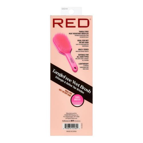 Red by Kiss tangle free wet brush pink. HH263