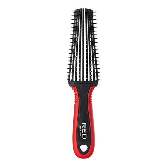 Red by Kiss glide & define detangle brush. HH61