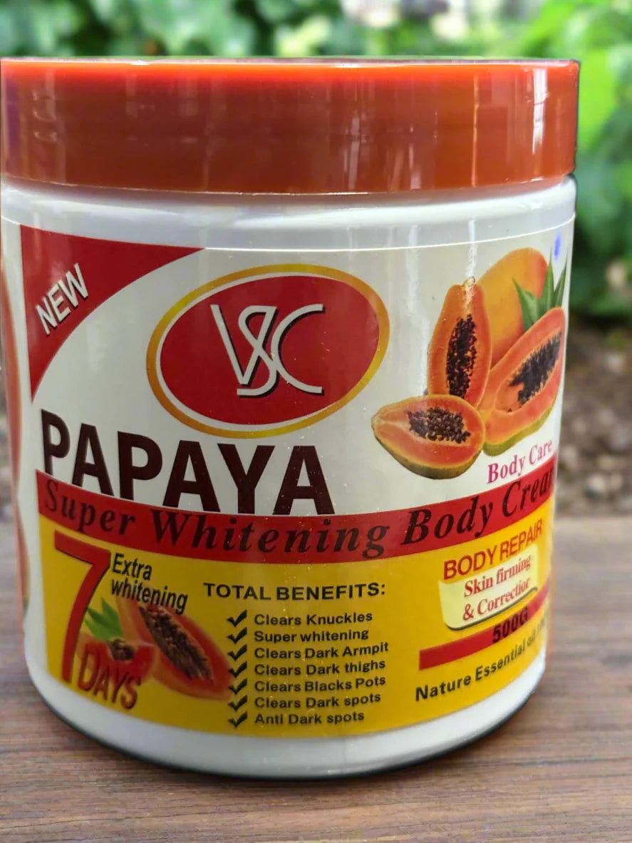 VSC Papaya super whitening body repair cream. 500g