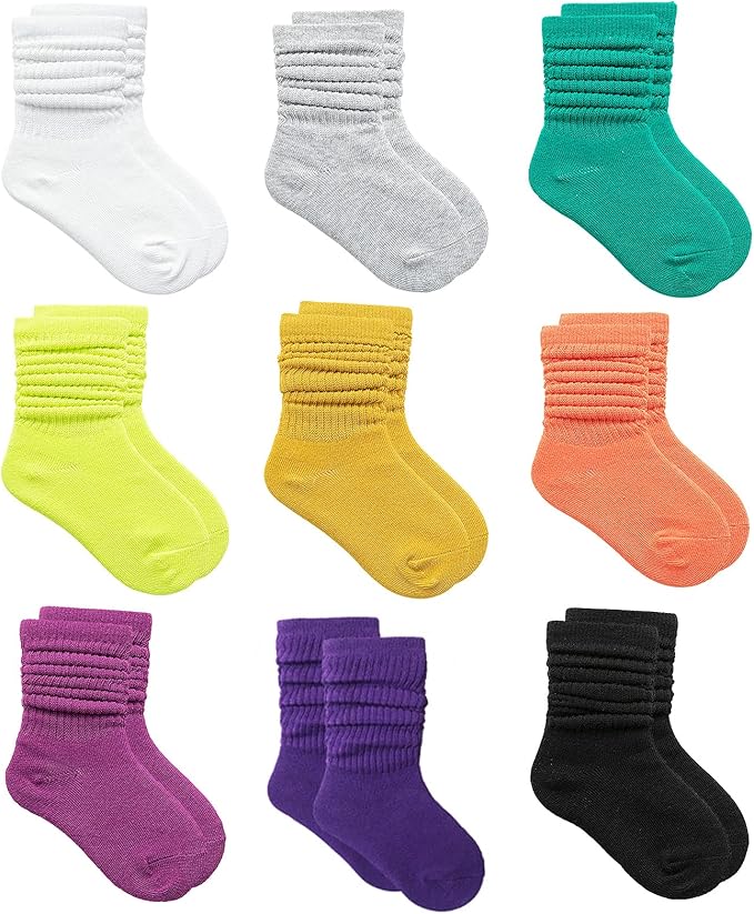 Kids slouch socks. Size 1-3