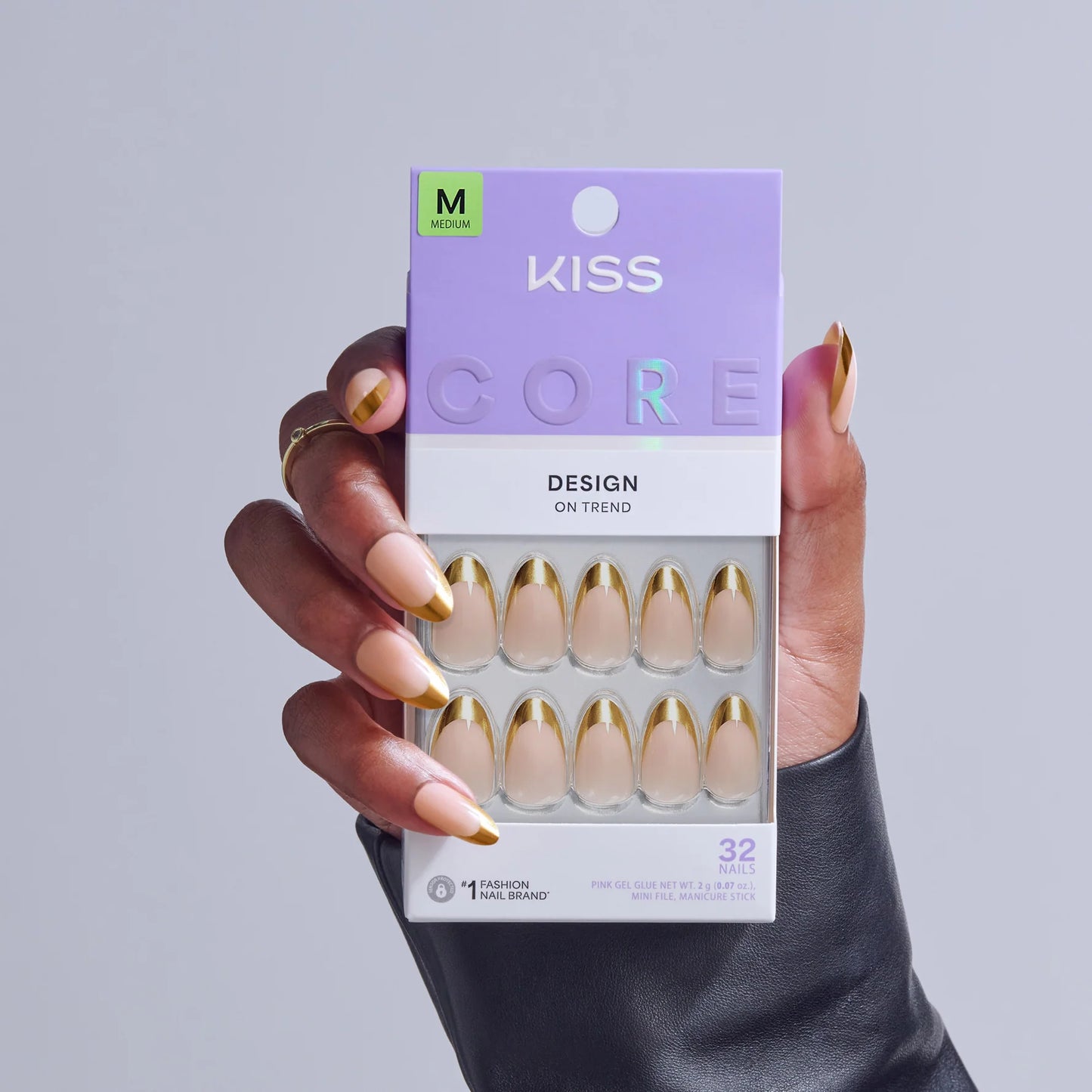 Kiss Core design nails. 32 nails