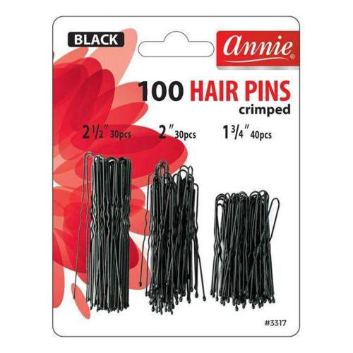 Annie hair pins. mixed sizes. 100ct. #3317