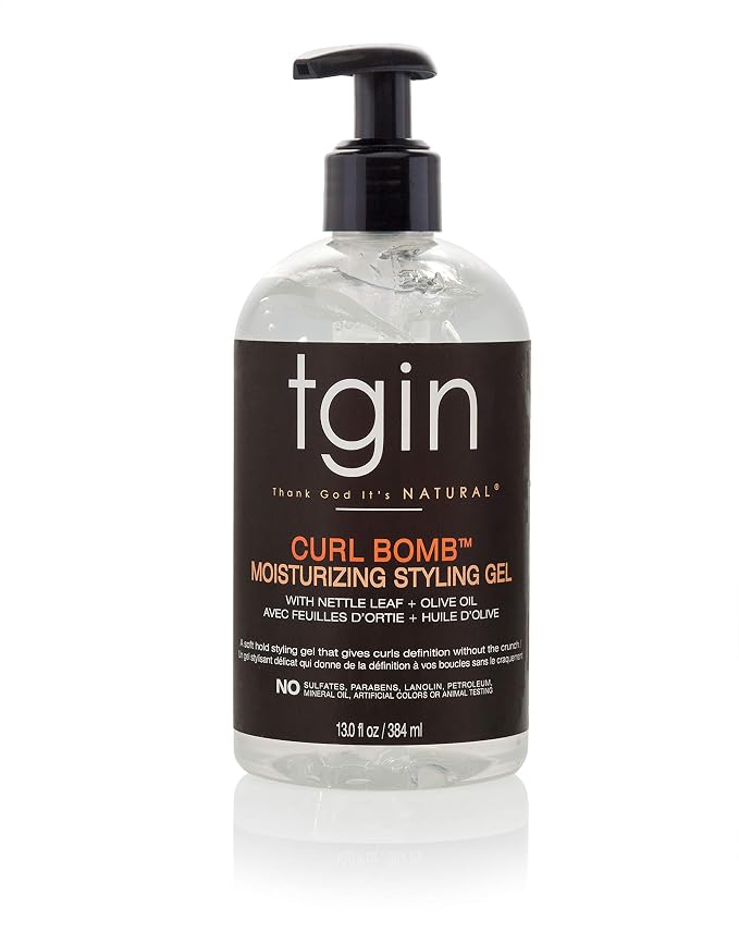 TGIN curl bomb moisturizing styling gel. 13oz