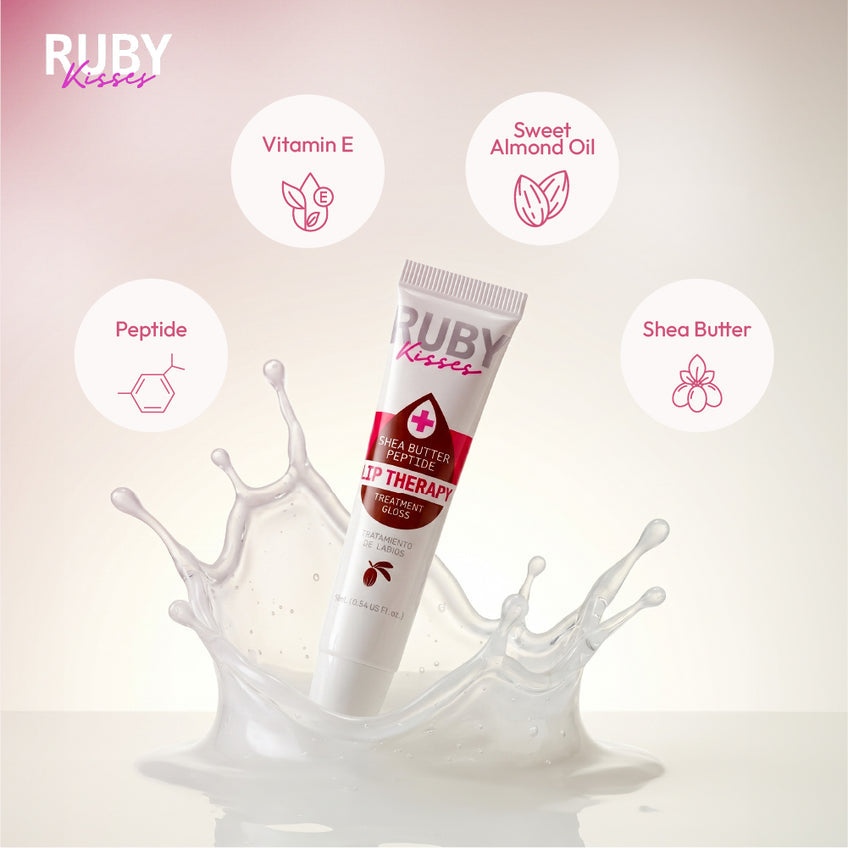 Ruby kisses lip oil treatment gloss. Shea butter peptide. RL09D