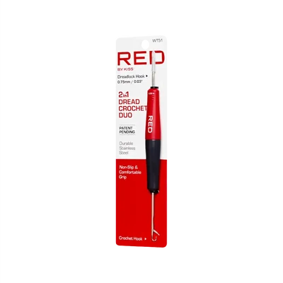Red by Kiss 2 in 1 dread crochet duo. WT51