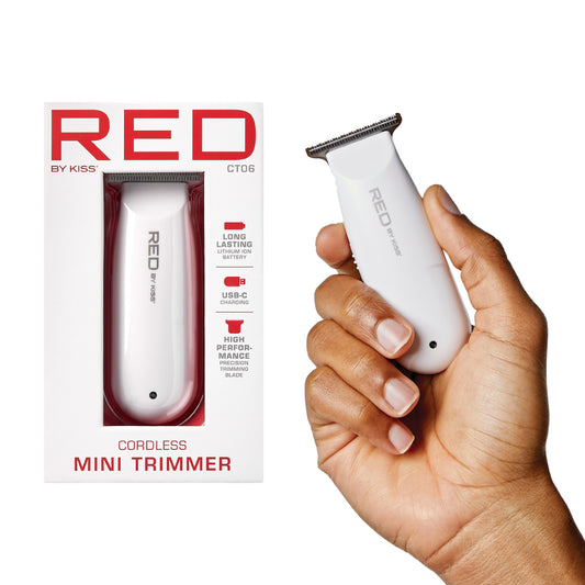 Red by kiss mini cordless trimmer. CT06