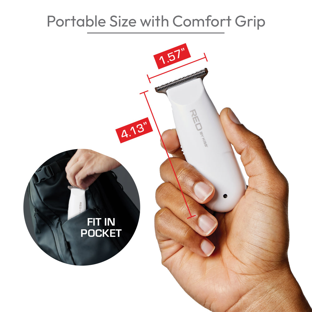 Red by kiss mini cordless trimmer. CT06