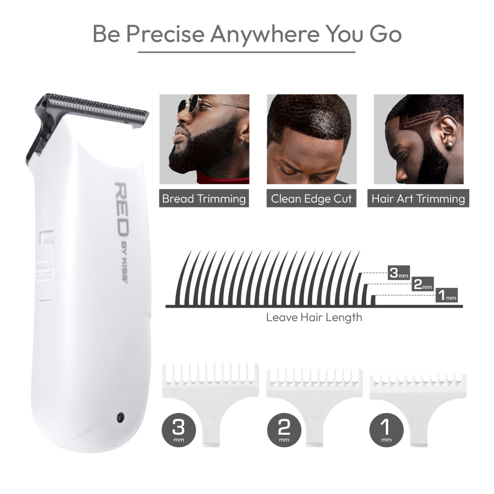 Red by kiss mini cordless trimmer. CT06
