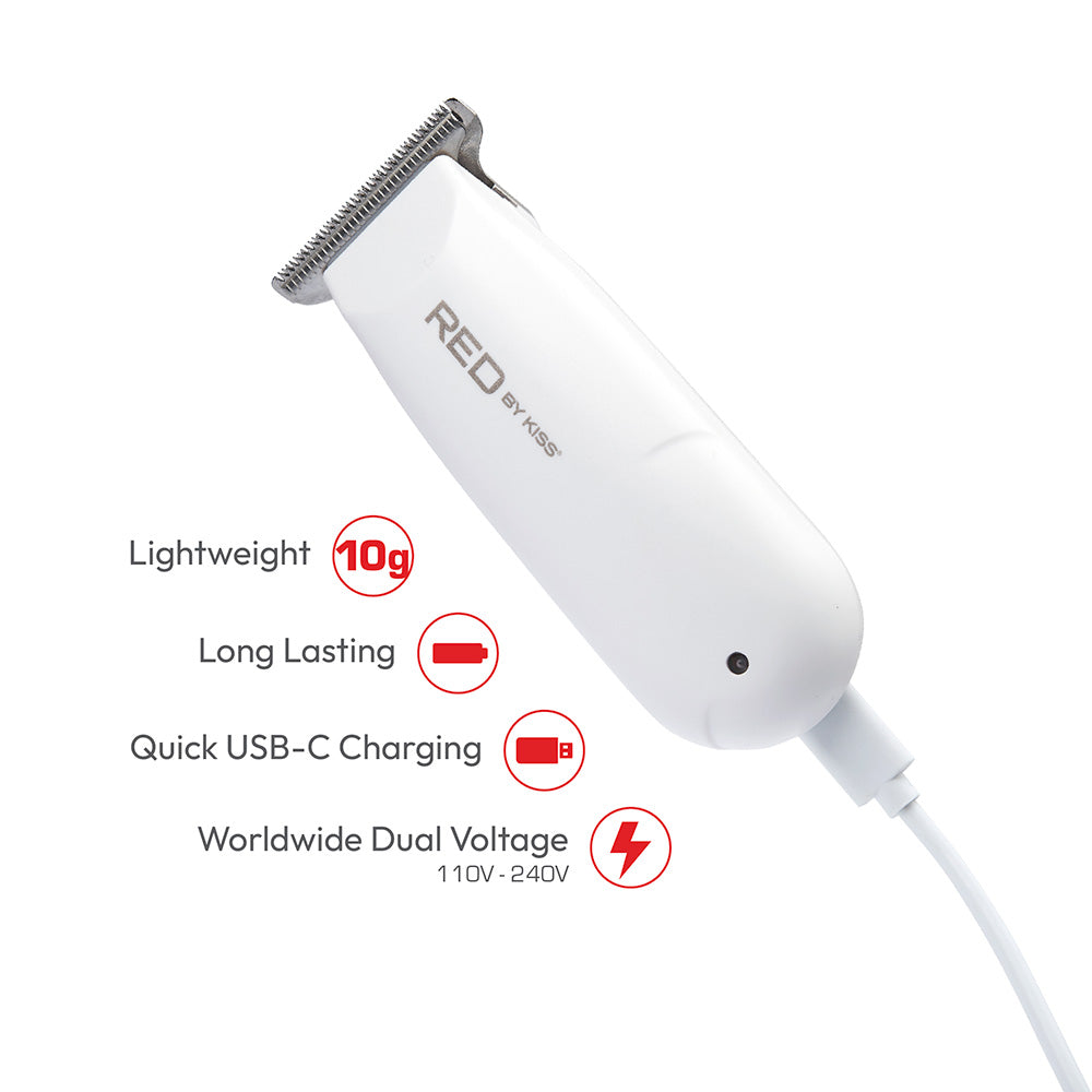 Red by kiss mini cordless trimmer. CT06