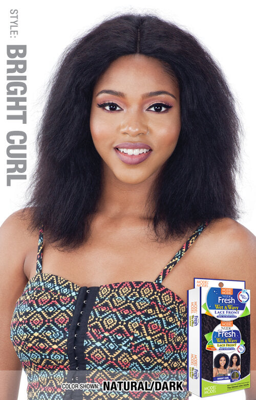 Model Model Nude Fresh Bright Curl Wig. Natural