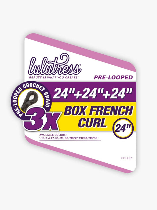 Sensationnel 3x lulutress box French curl 24"