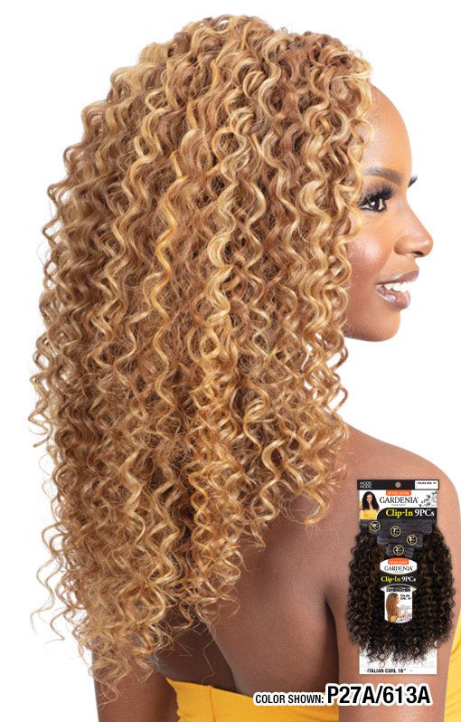 Model Model Gardenia Italian curl 18" clip-in 9pcs