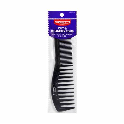 Red by kiss cut & detangler comb. HM39