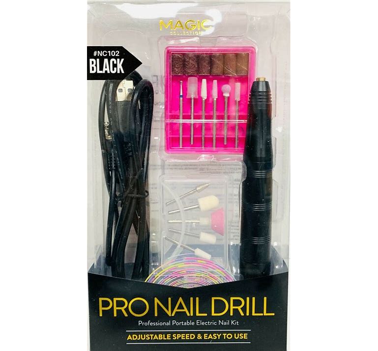 Magic collection Pro Nail Drill kit. Electric. NC102 BLACK