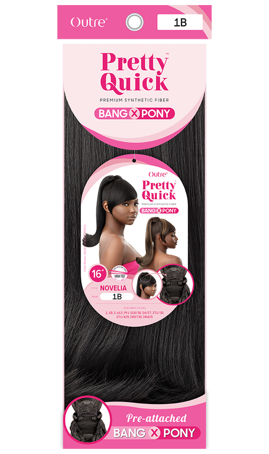 Outre quick pony- Bang x pony 16“. Novelia
