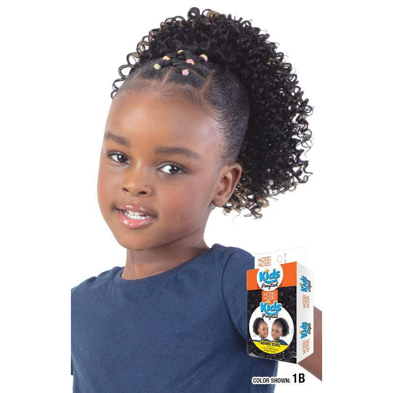 Model Model kids ponytail. Adore curl