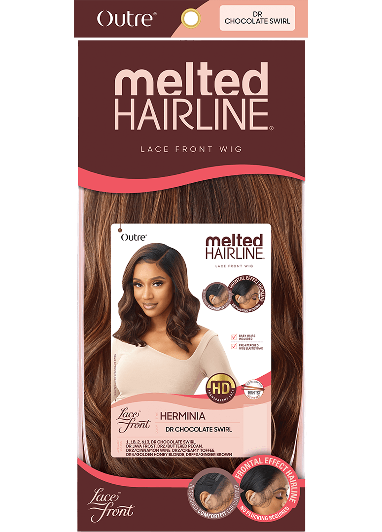 OUTRE MELTED HAIR LINE LACE FRONT WIG. HERMINIA