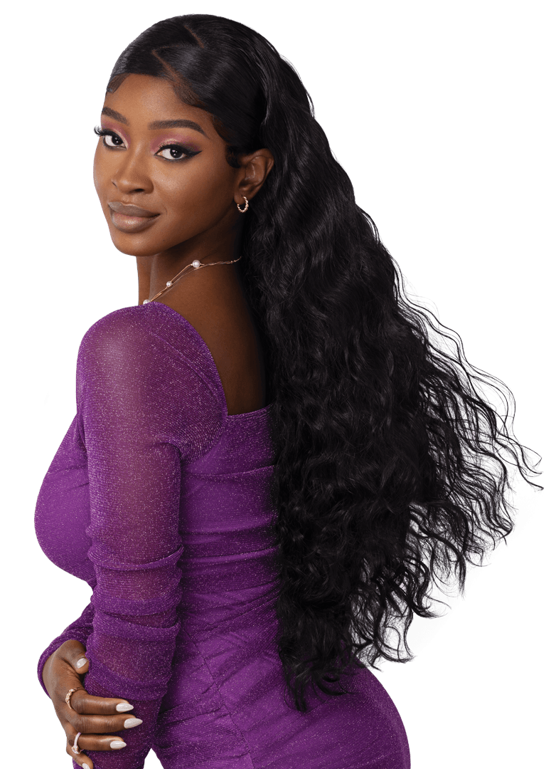 OUTRE LACE FRONT WIG PERFECT HAIR LINE SWOOP SERIES. SWOOP 7
