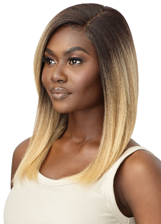 OUTRE LACE FRONT WIG. NATURAL YAKI 18"
