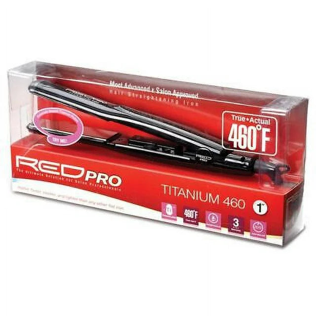 Red pro 1“ titanium flat iron. FIP100U