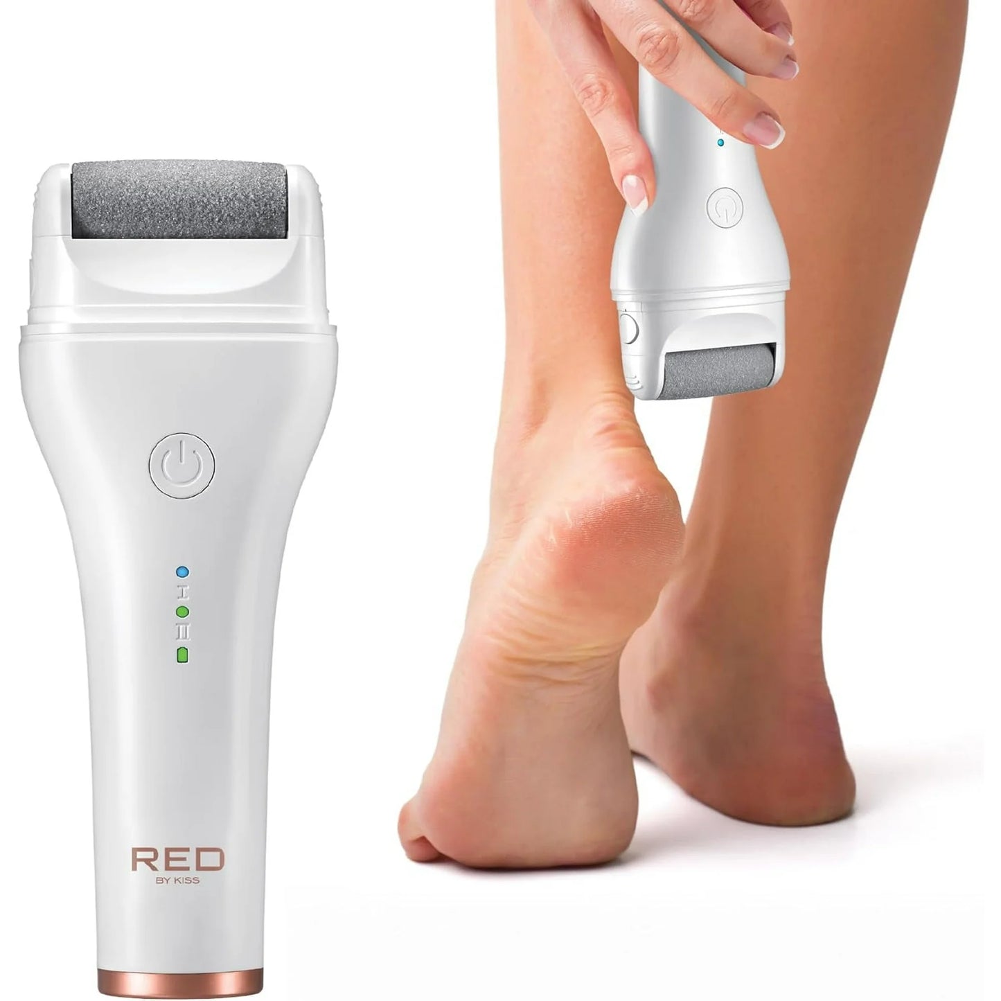 Red by Kiss electric foot callus remover. FCR01