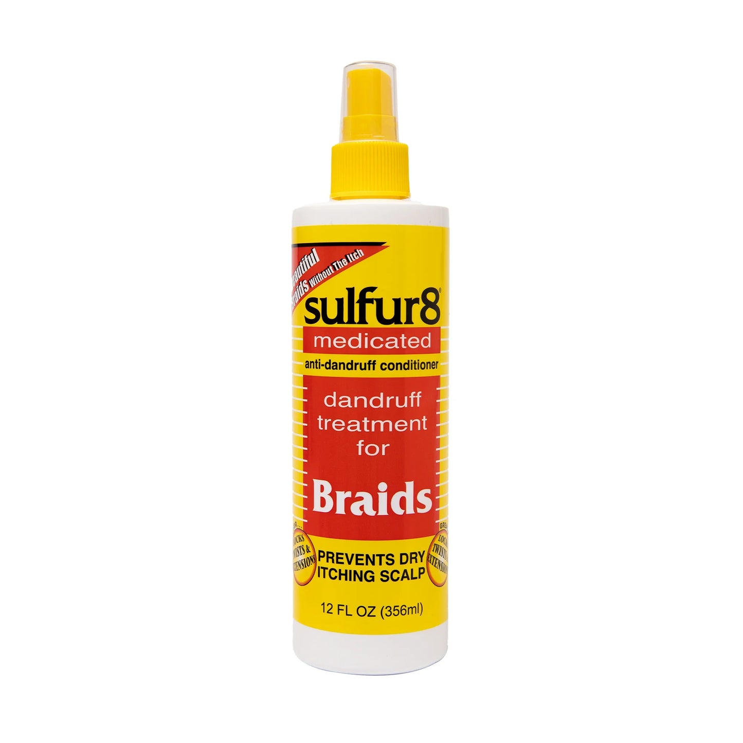 Sulfur8 Dandruff Treatment For Braids, 12 Oz. Spray