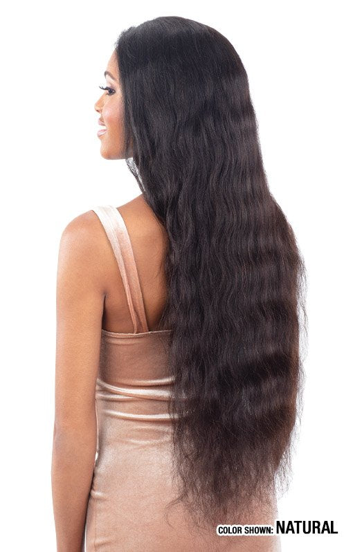 MODEL MODEL NUDE BRAZILIAN 13X4 HD LACE FRONTAL WIG. BODY WAVE 22". NATURAL