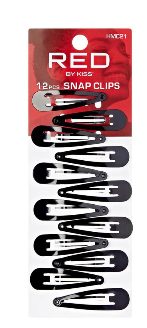 RED By Kiss 12 pcs Snap Clips HMC21