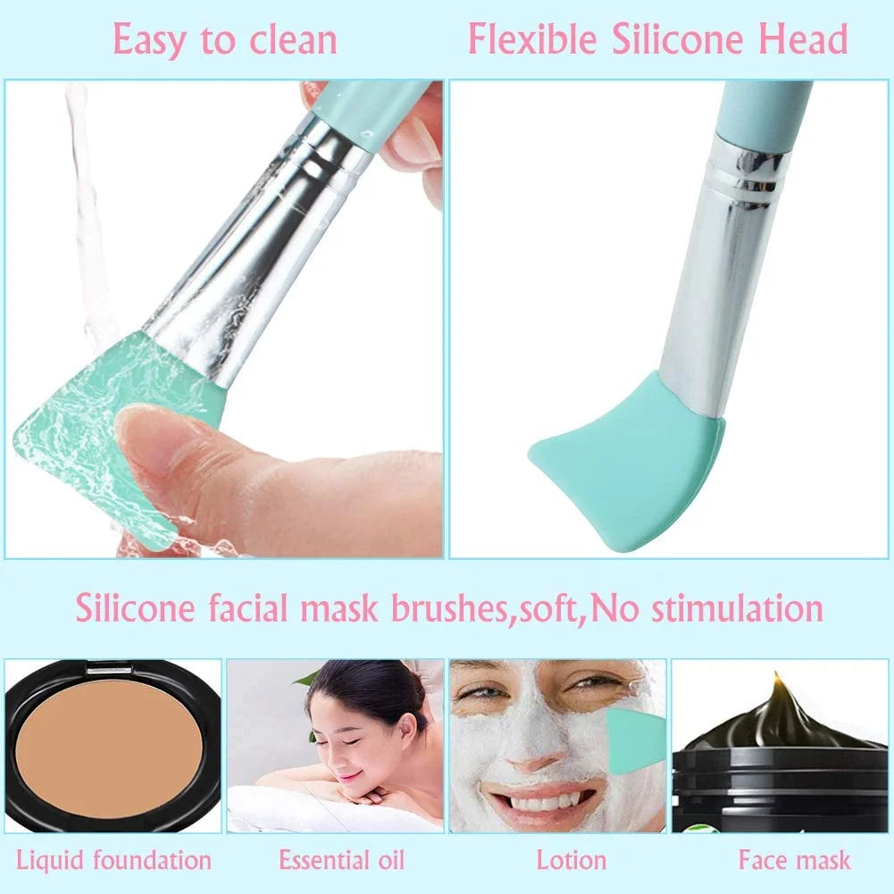 16Pcs Professional Makeup Brush with Makeup Sponge Set - 1 Kit