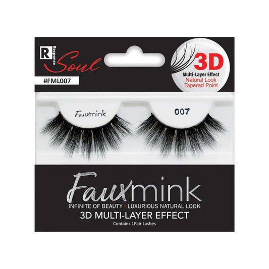 3D Fauxmink lashes 3 pairs-FML007 t
