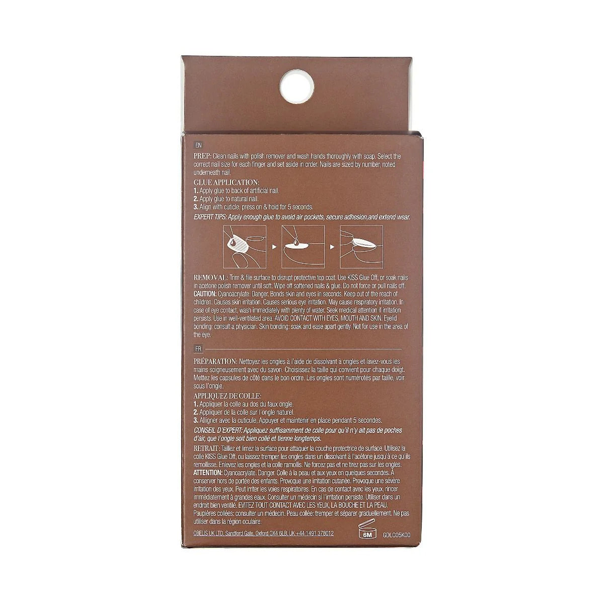 Gold Finger Trendy nails. GD09