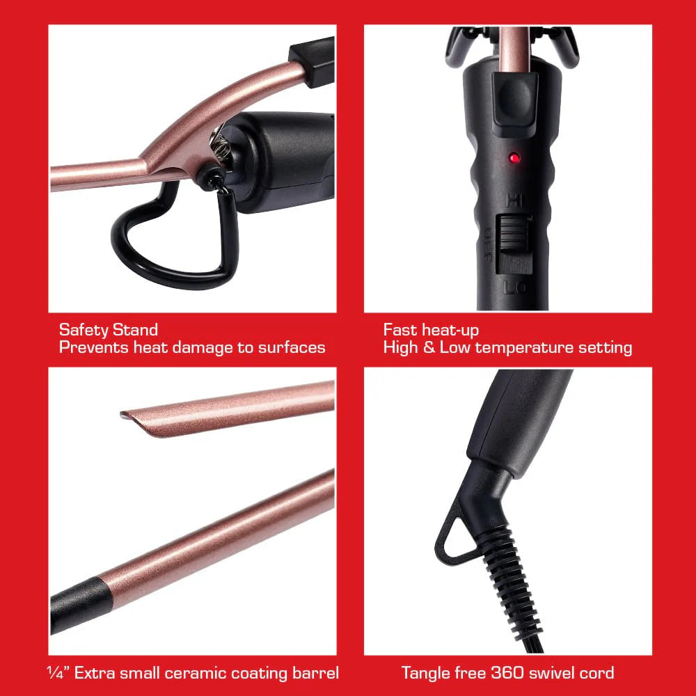 Red by kiss pencil curling iron 1/4". CI11