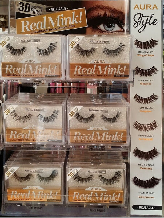 3D Real Mink Eyelash. RML003